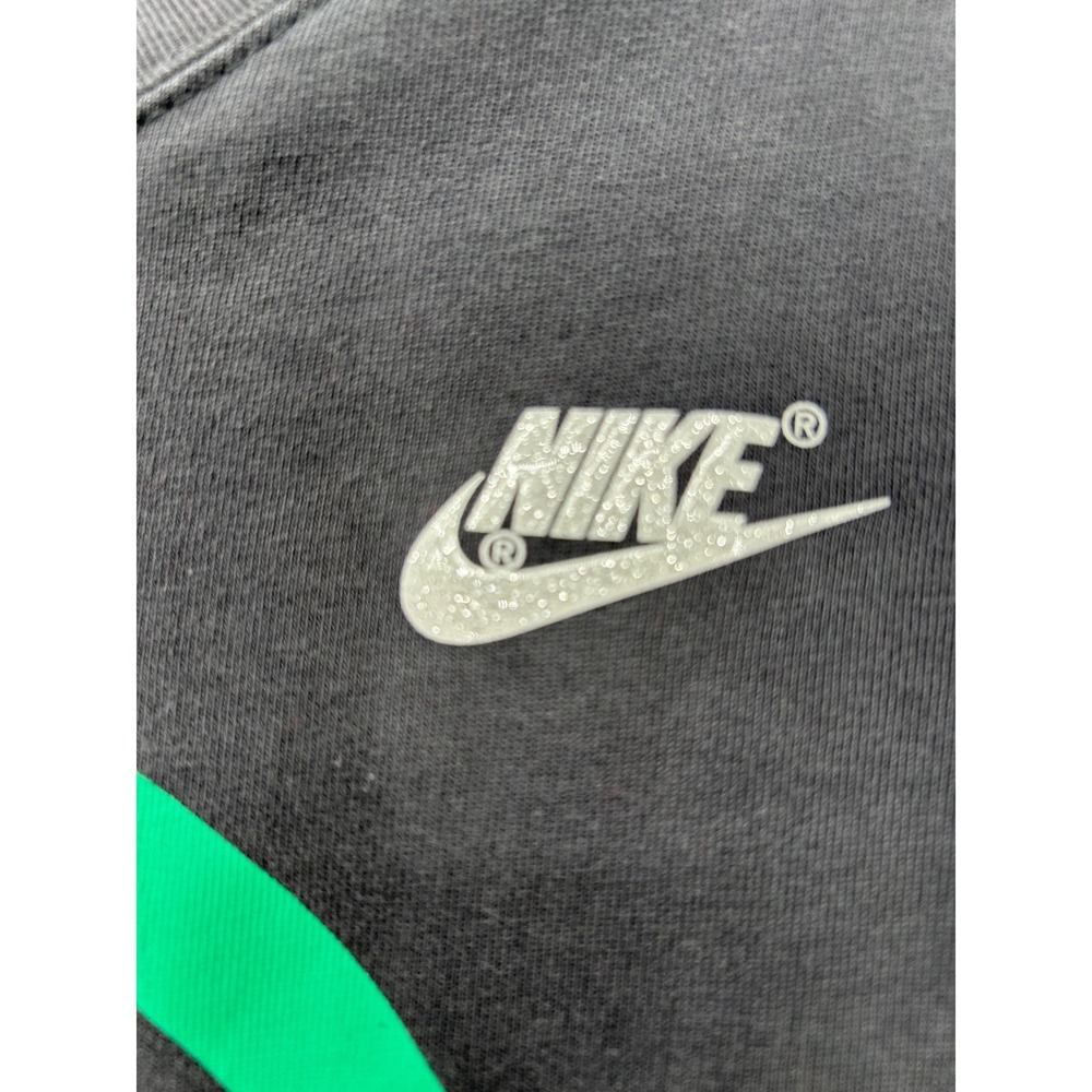 Nike Peace Sign Rainbow Long Sleeve T-Shirt Black Oversized Festival Large - Picture 4 of 7